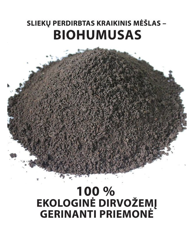 Biohumusas 30 litrų pakuotė